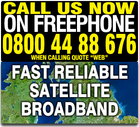 Internet access via satellite